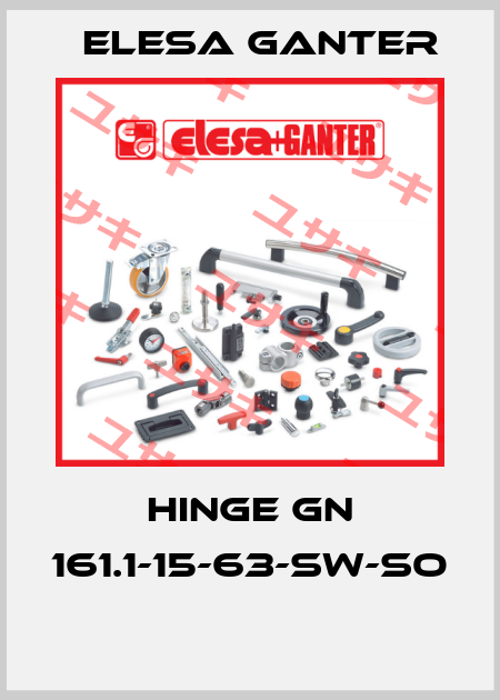 Hinge GN 161.1-15-63-SW-so  Elesa Ganter