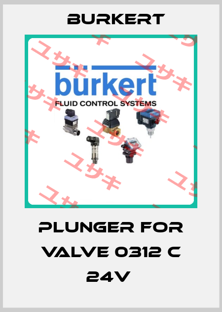 plunger for valve 0312 C 24V  Burkert