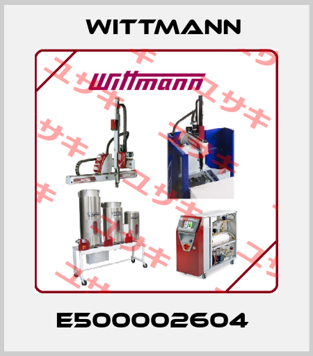 E500002604  Wittmann