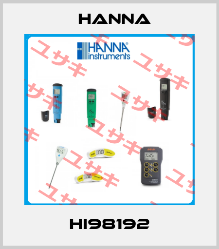HI98192 Hanna