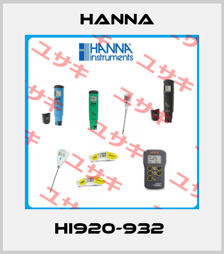 HI920-932  Hanna