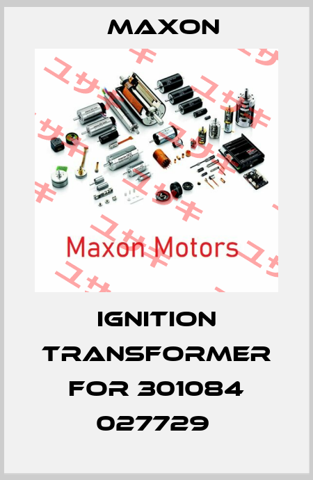 Ignition transformer for 301084 027729  Maxon