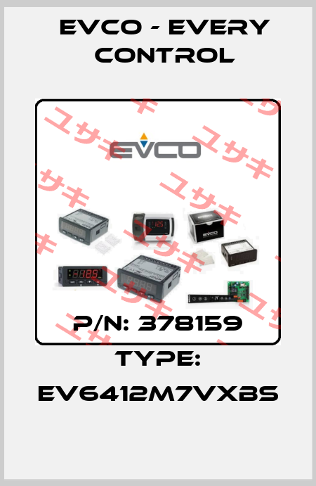 P/N: 378159 Type: EV6412M7VXBS EVCO - Every Control