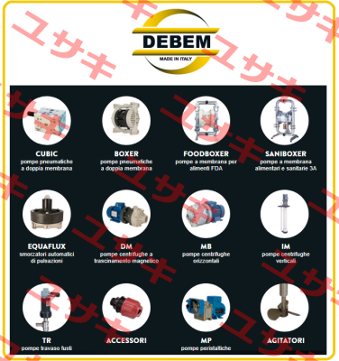 External membrane PTFE for Boxer 100 Edelstahl 316  Debem