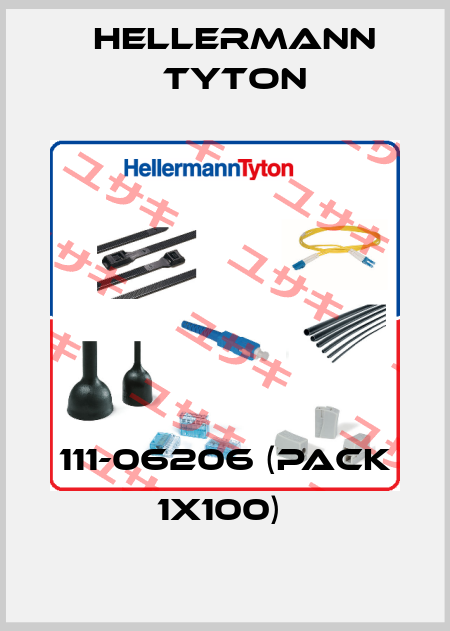 111-06206 (pack 1x100)  Hellermann Tyton