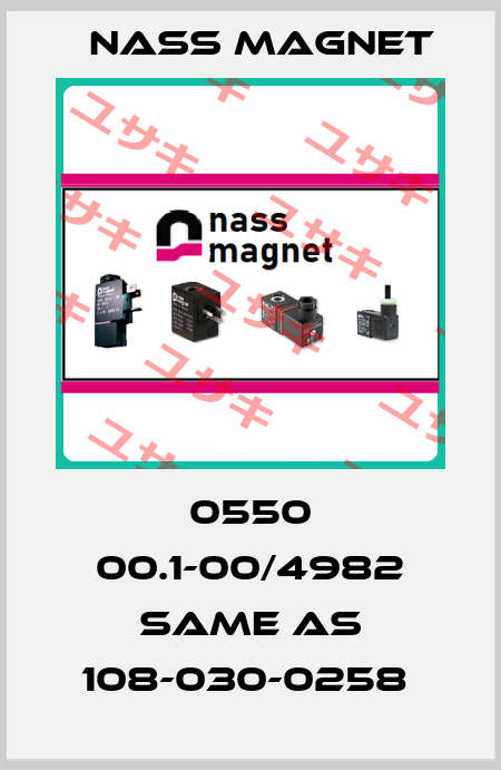 0550 00.1-00/4982 same as 108-030-0258  Nass Magnet