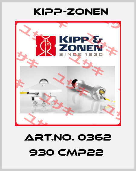 ART.NO. 0362 930 CMP22  Kipp-Zonen