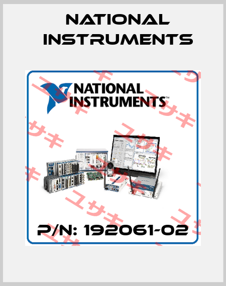 P/N: 192061-02 National Instruments