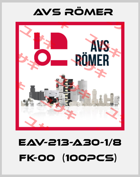 EAV-213-A30-1/8 FK-00  (100pcs)  Avs Römer
