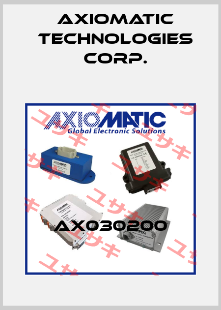AX030200 Axiomatic Technologies Corp.