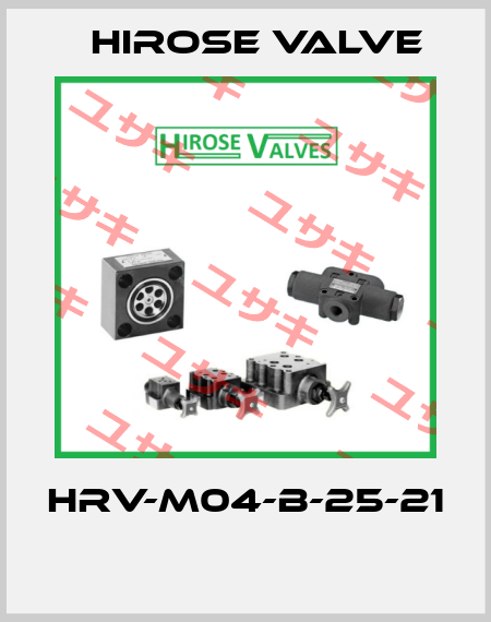 HRV-M04-B-25-21  Hirose Valve