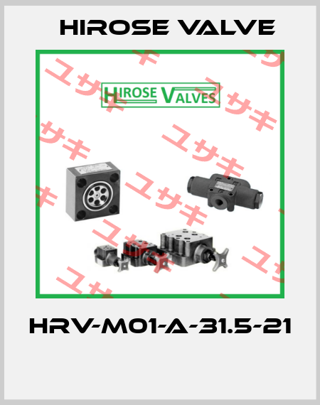HRV-M01-A-31.5-21  Hirose Valve