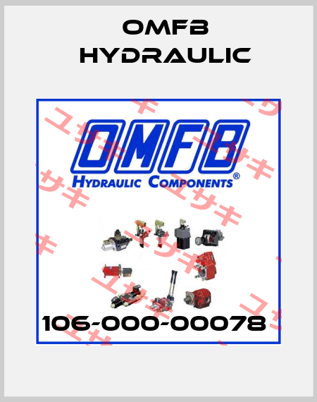 106-000-00078  OMFB Hydraulic