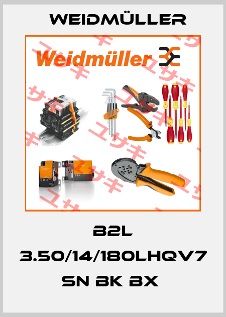B2L 3.50/14/180LHQV7 SN BK BX  Weidmüller