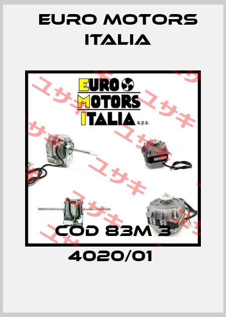 COD 83M 3 4020/01  Euro Motors Italia