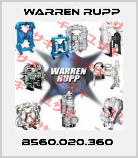 B560.020.360  Warren Rupp