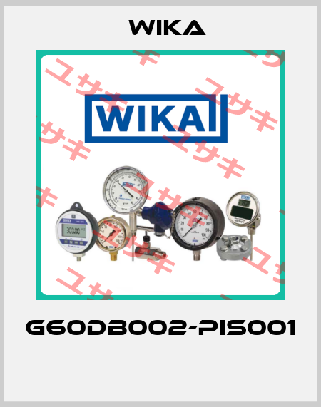 G60DB002-PIS001   Wika