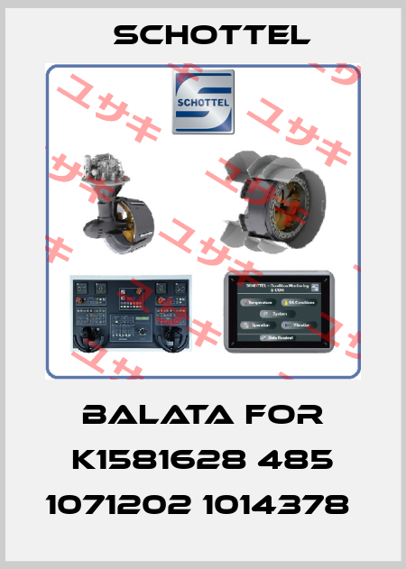 BALATA FOR K1581628 485 1071202 1014378  Schottel