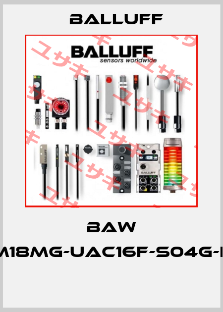 BAW M18MG-UAC16F-S04G-K  Balluff