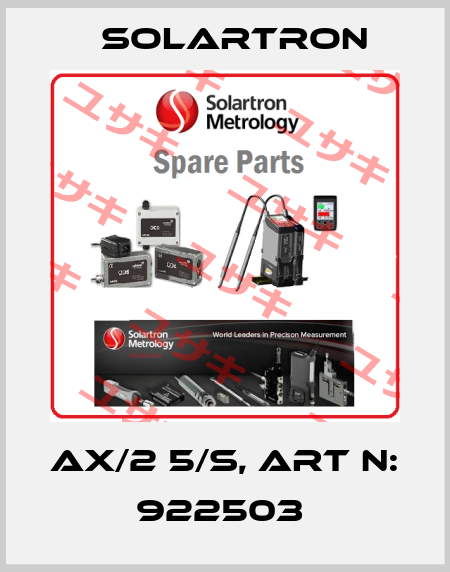 AX/2 5/S, art N: 922503  Solartron