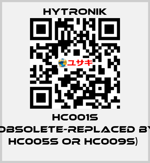 HC001S (obsolete-replaced by HC005S or HC009S)  HYTRONIK