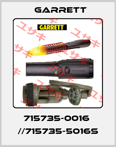 715735-0016  //715735-5016S Garrett