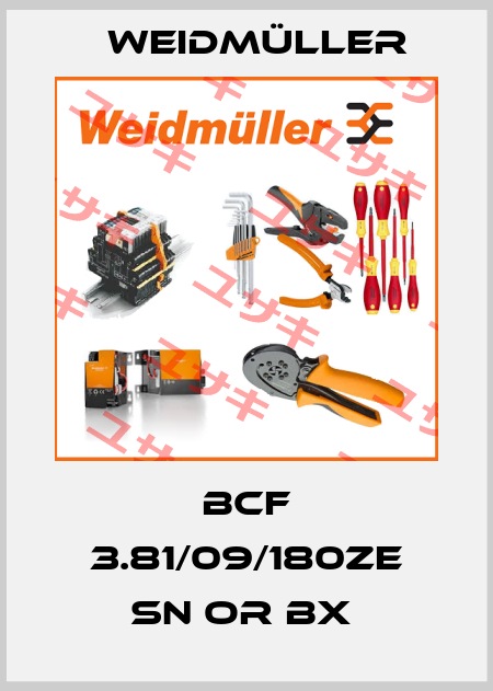 BCF 3.81/09/180ZE SN OR BX  Weidmüller