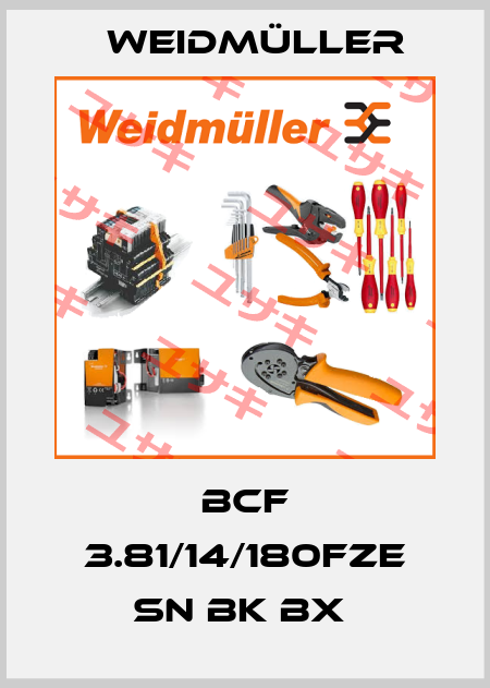BCF 3.81/14/180FZE SN BK BX  Weidmüller