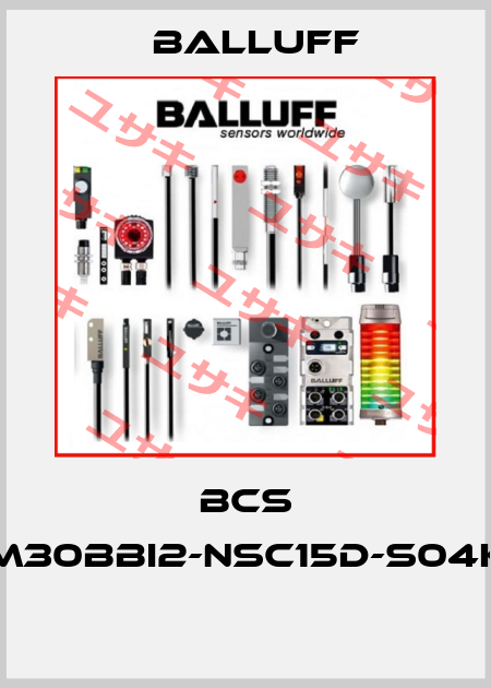 BCS M30BBI2-NSC15D-S04K  Balluff