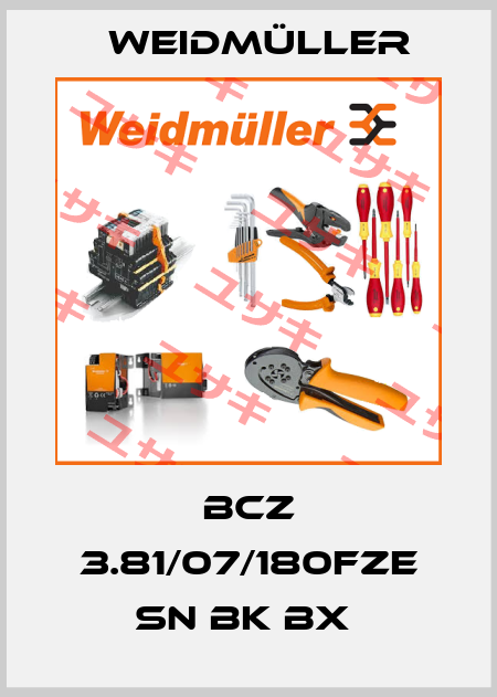 BCZ 3.81/07/180FZE SN BK BX  Weidmüller