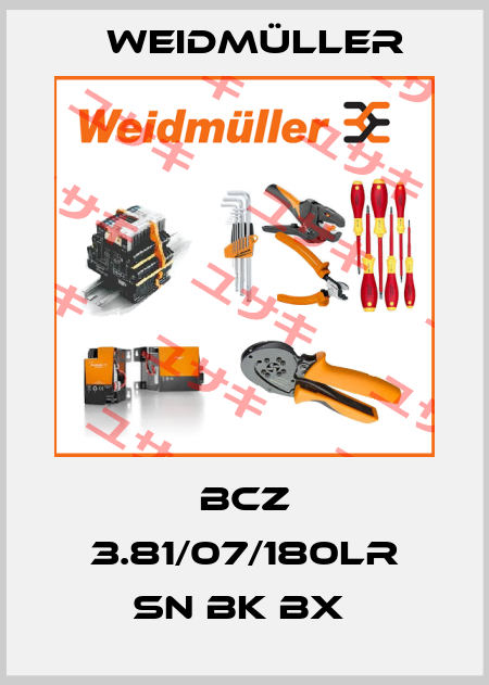 BCZ 3.81/07/180LR SN BK BX  Weidmüller