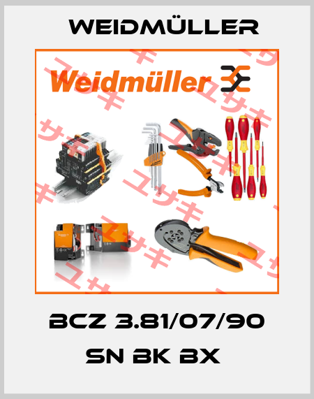 BCZ 3.81/07/90 SN BK BX  Weidmüller