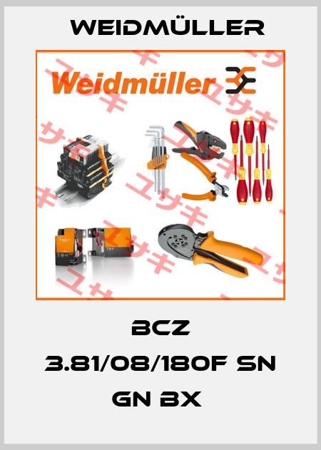 BCZ 3.81/08/180F SN GN BX  Weidmüller