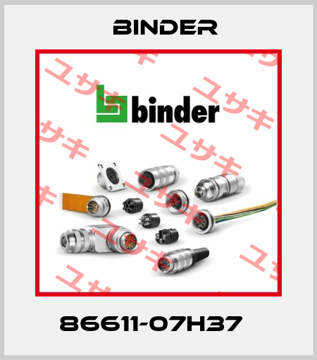 86611-07H37   Binder