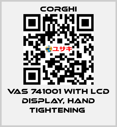 VAS 741001 with LCD display, hand tightening  Corghi