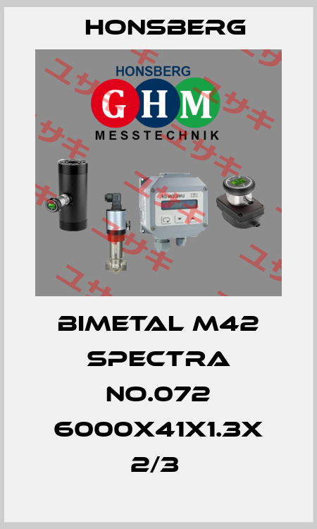 BIMETAL M42 SPECTRA NO.072 6000X41X1.3X 2/3  Honsberg