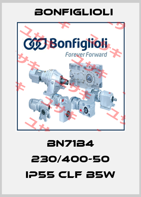 BN71B4 230/400-50 IP55 CLF B5W Bonfiglioli