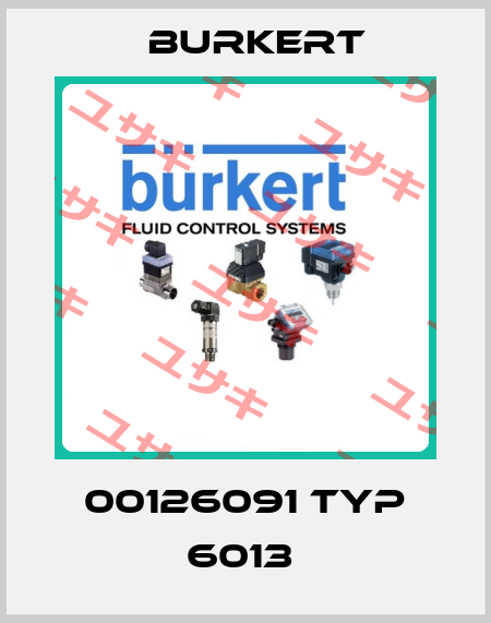 00126091 TYP 6013  Burkert