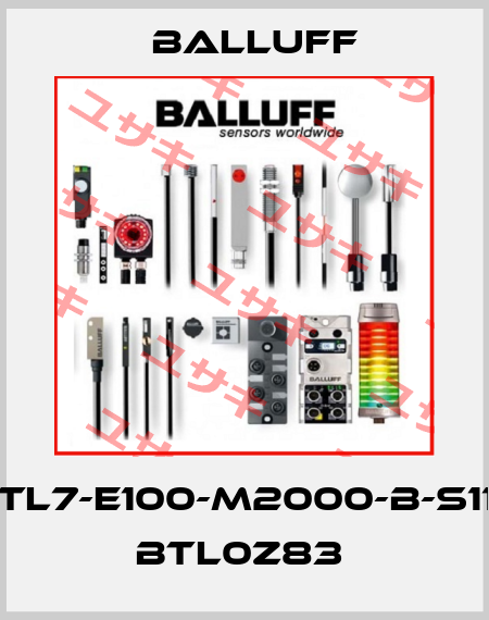 BTL7-E100-M2000-B-S115   BTL0Z83  Balluff