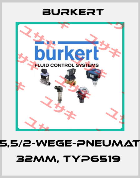 00132465,5/2-WEGE-PNEUMATIKVENTIL 32MM, TYP6519  Burkert