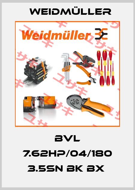 BVL 7.62HP/04/180 3.5SN BK BX  Weidmüller