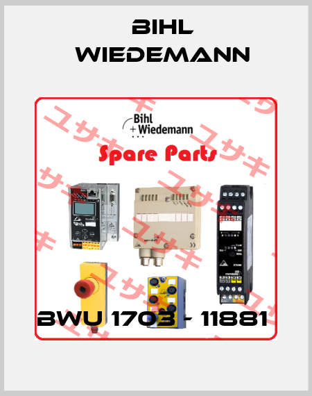 BWU 1703 - 11881  Bihl Wiedemann