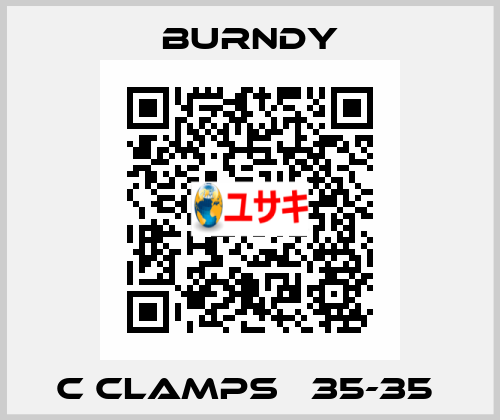 C CLAMPS   35-35  Burndy