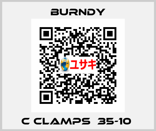 C CLAMPS  35-10  Burndy