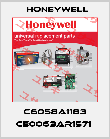 C6058A1183 CE0063AR1571  Honeywell