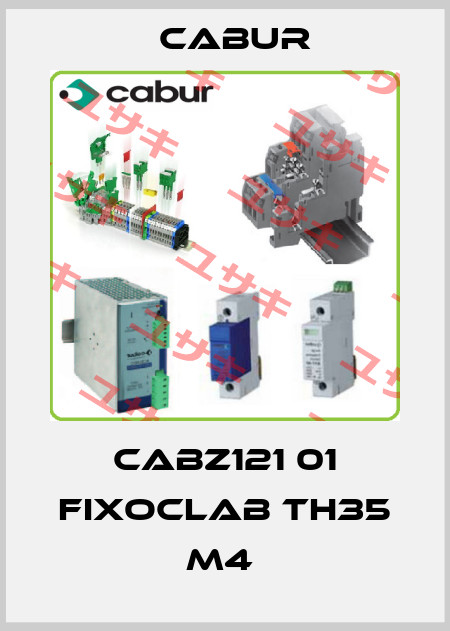CABZ121 01 FIXOCLAB TH35 M4  Cabur