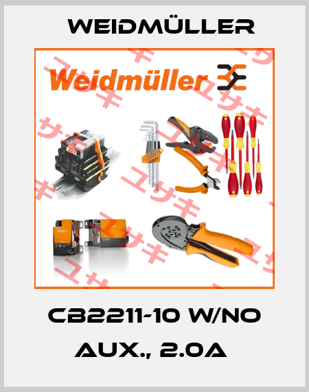 CB2211-10 W/NO AUX., 2.0A  Weidmüller