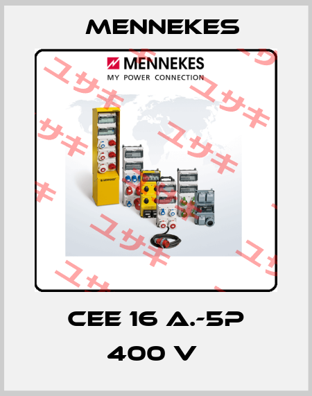 CEE 16 A.-5P 400 V  Mennekes