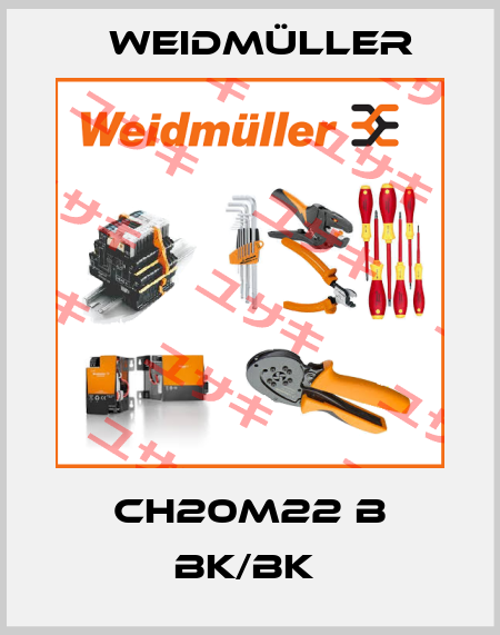 CH20M22 B BK/BK  Weidmüller
