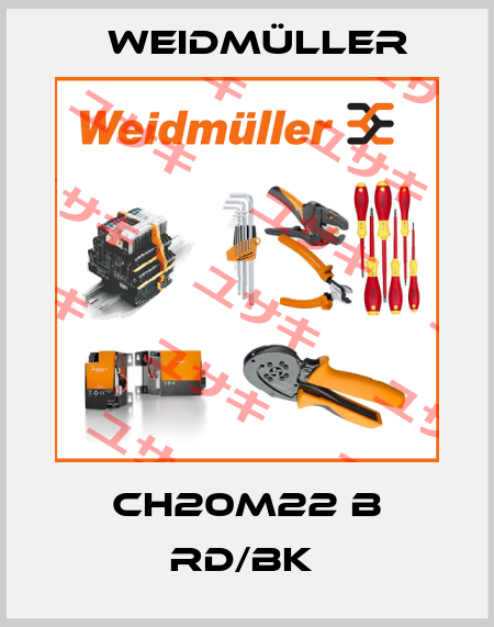 CH20M22 B RD/BK  Weidmüller